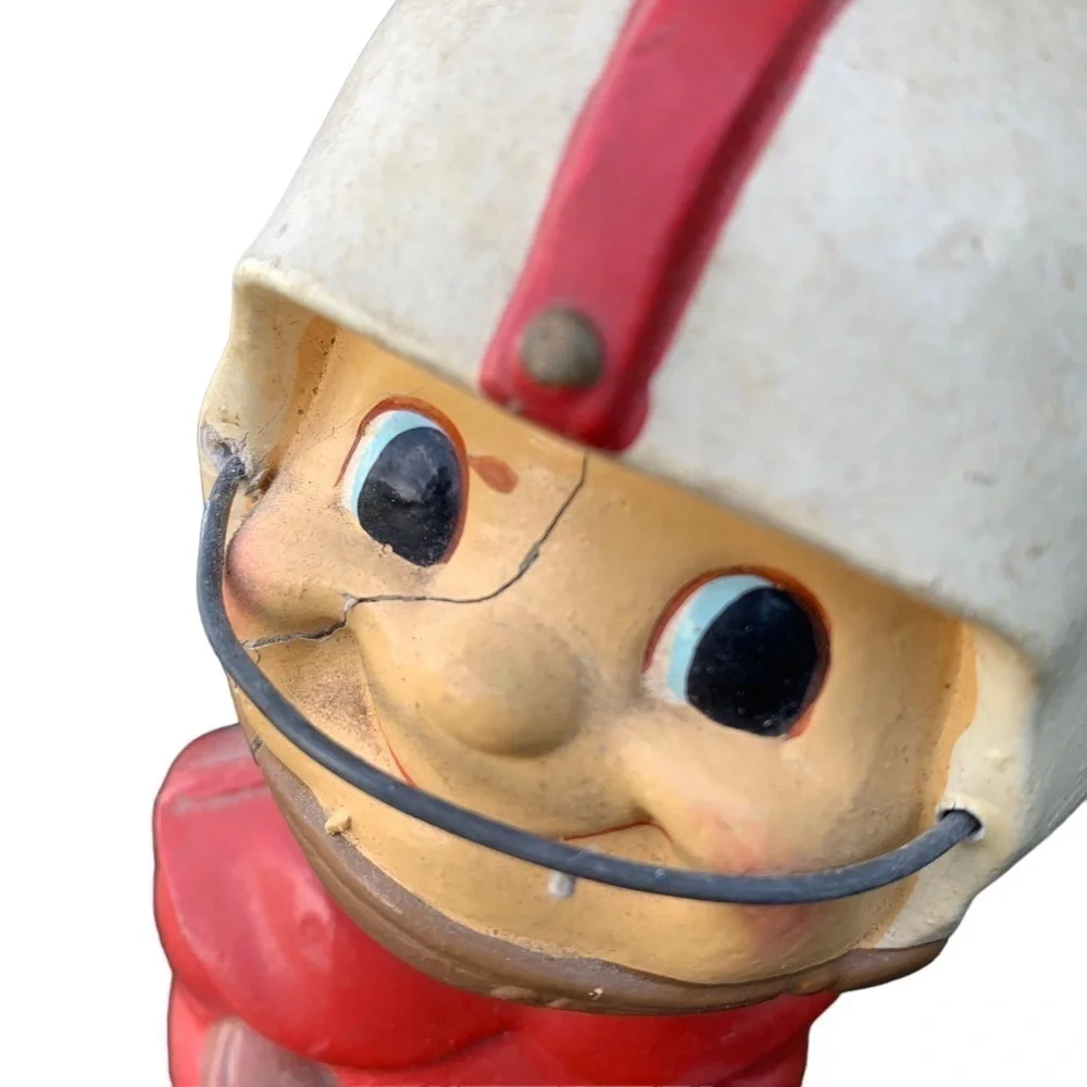 Vintage 1960’s Bobblehead Football Player Ohio State Colors Nebraska Japan